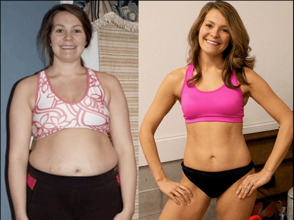 el resultado de la dieta de kéfir antes y después