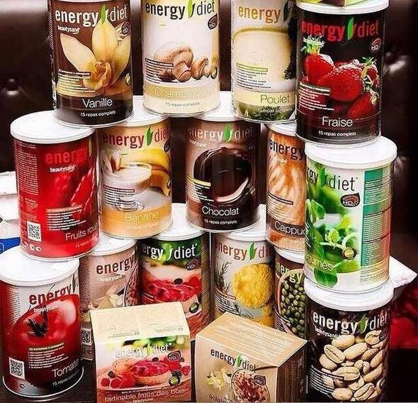 Productos de dietas de energía