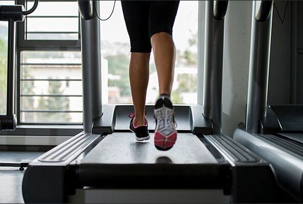 Corriendo en una cinta de correr