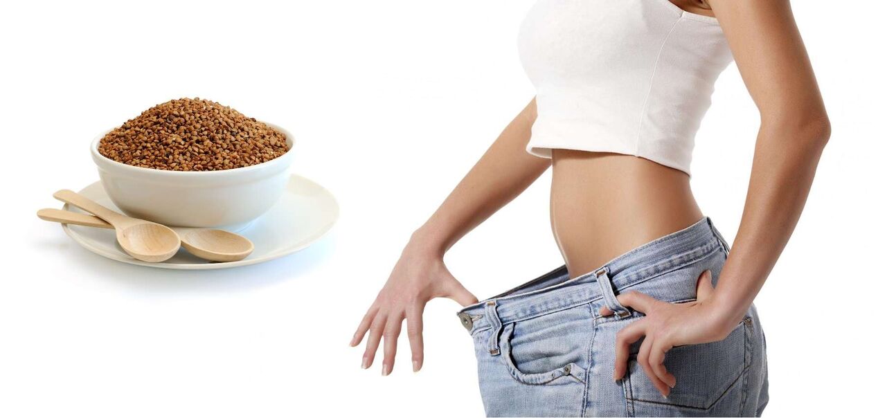 La dieta del trigo sarraceno ayuda a perder peso rápidamente. 