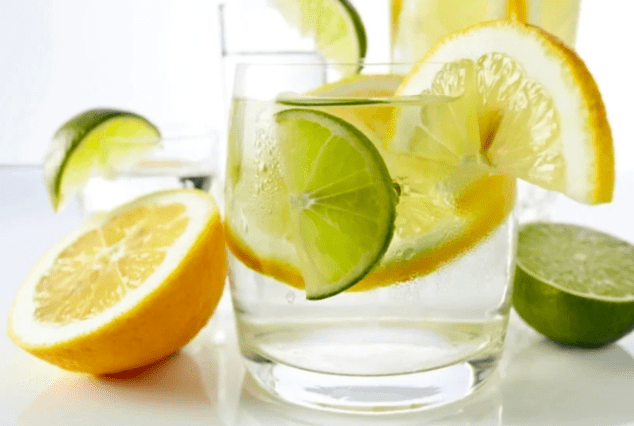 agua de limon a dieta